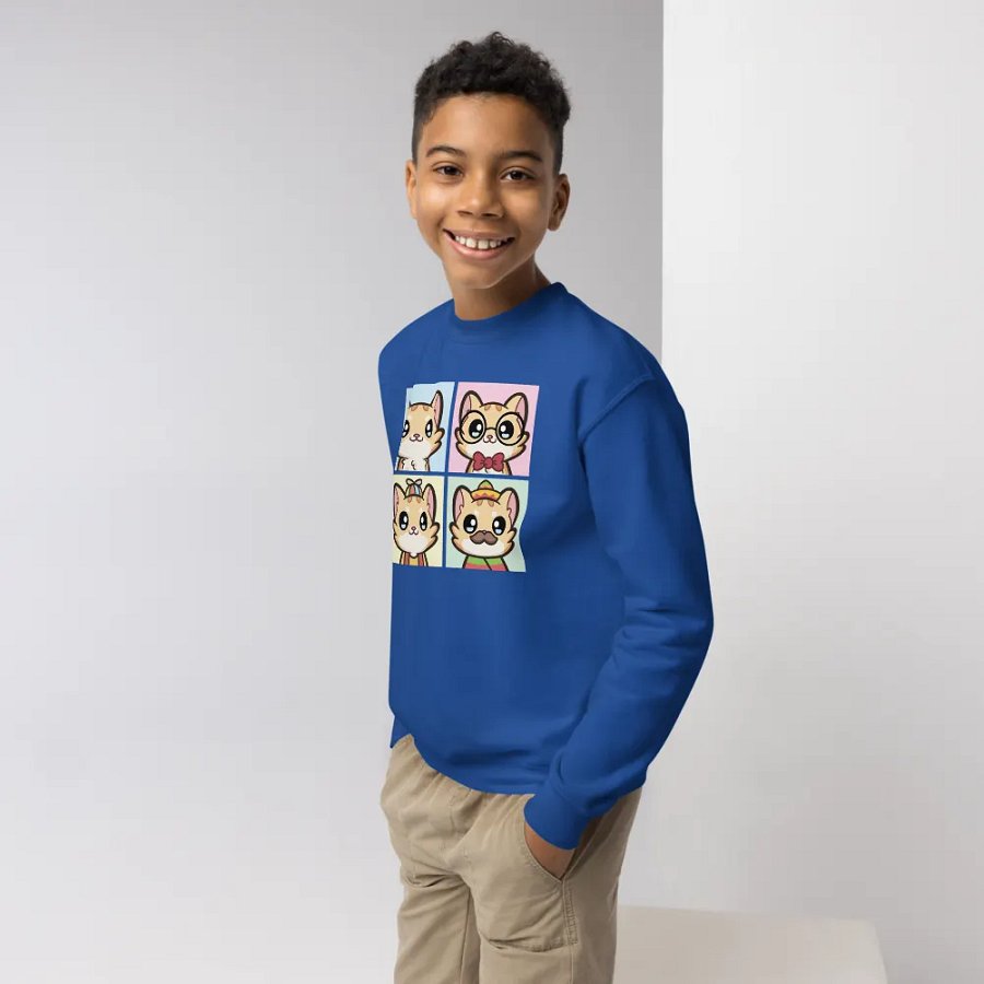Toti Badges Youth Sweatshirt product image (3)