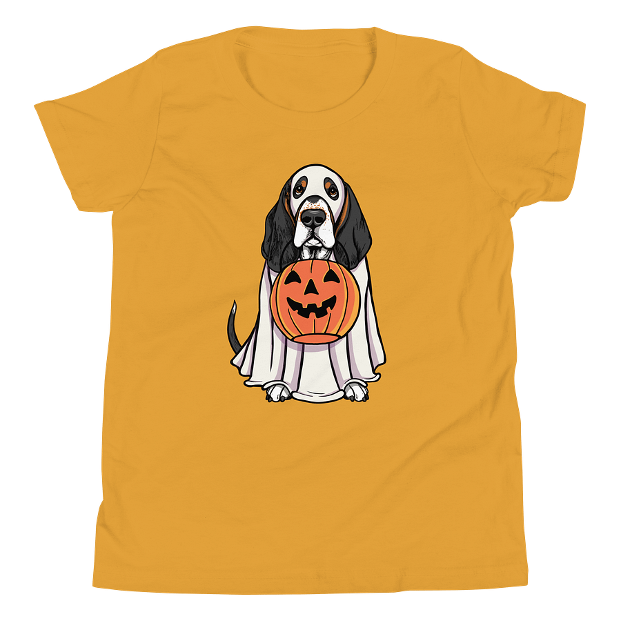 Halloween Basset Hound(Tricolor) Youth T-Shirt product image (16)