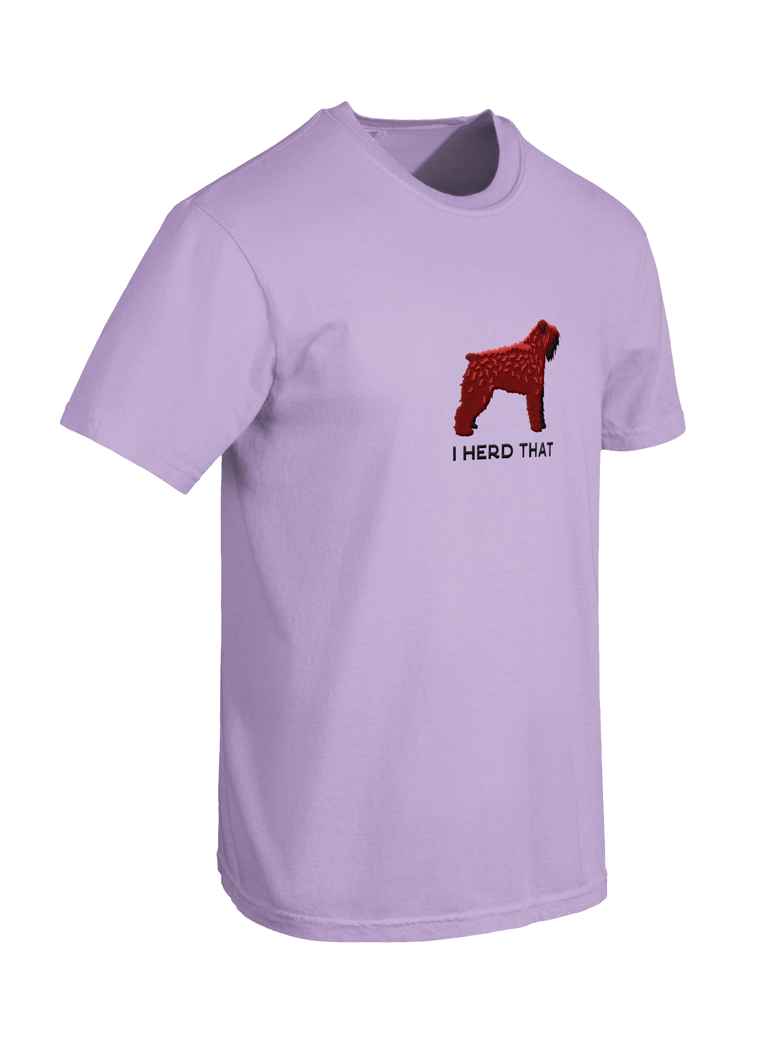 I Herd That T-Shirt(Embroidered) of a Bouvier des Flandres(Red) product image (38)