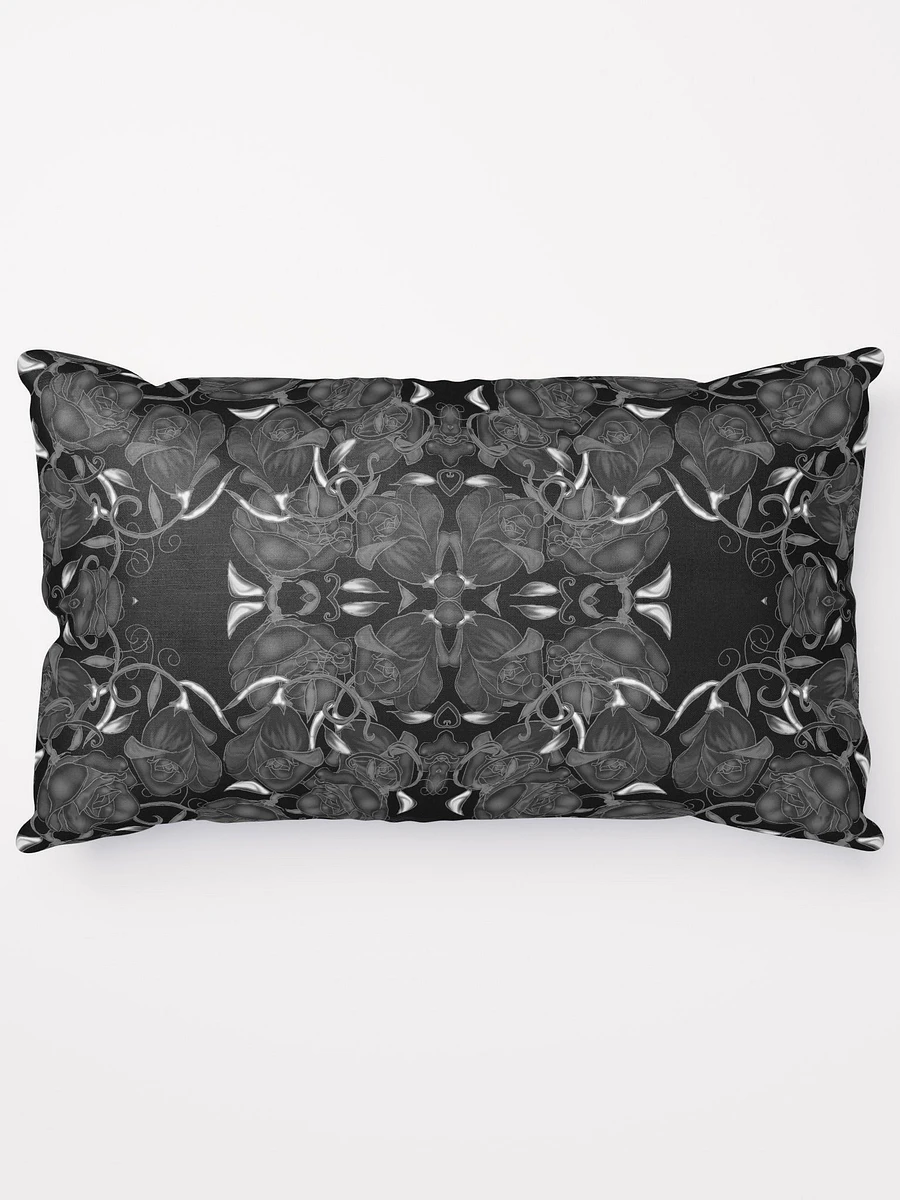 Black Roses Pattern Throw Pillow product image (15)