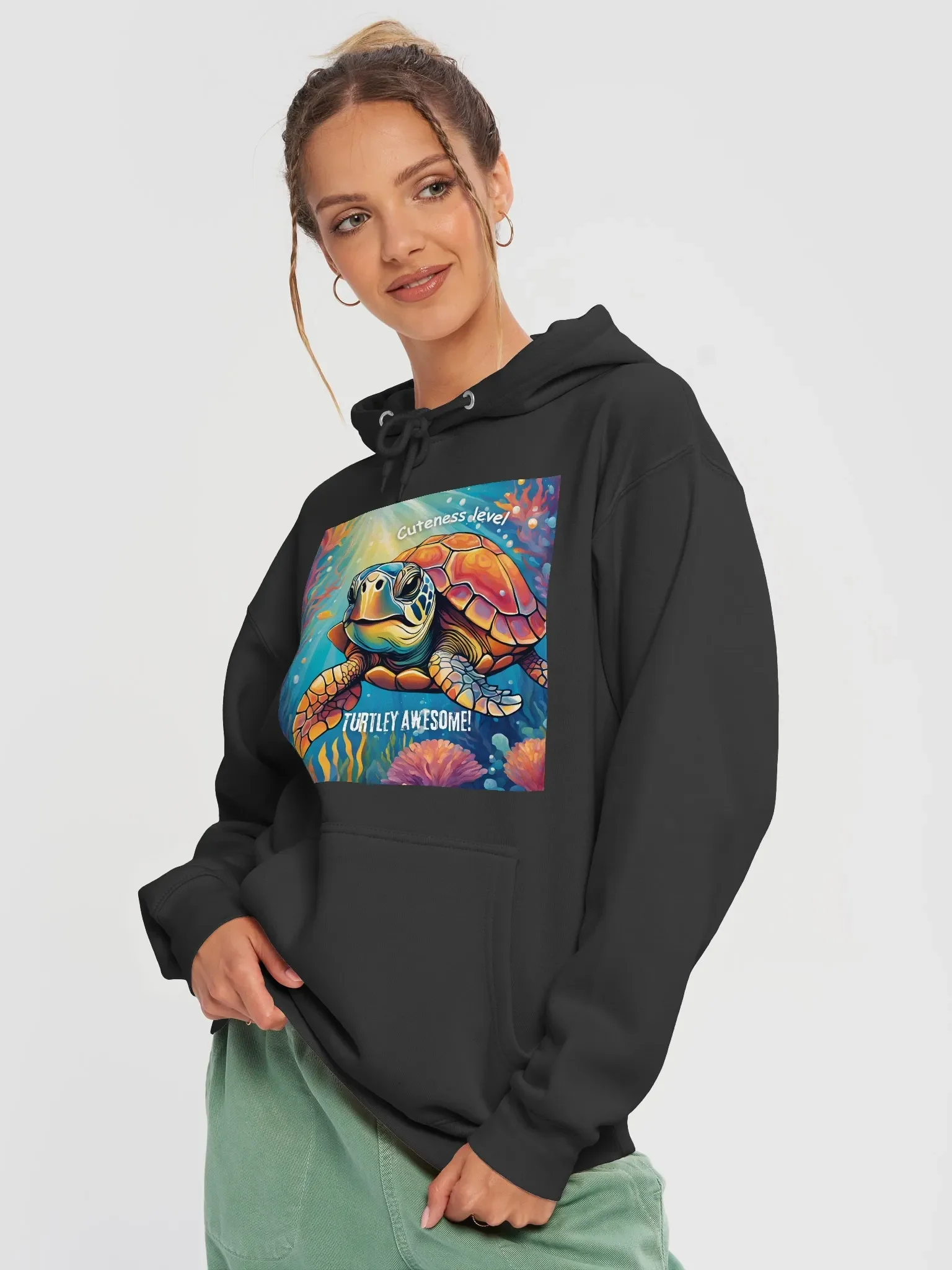 Turtley Awesome Underwater Adventure Hoodie product image (3)