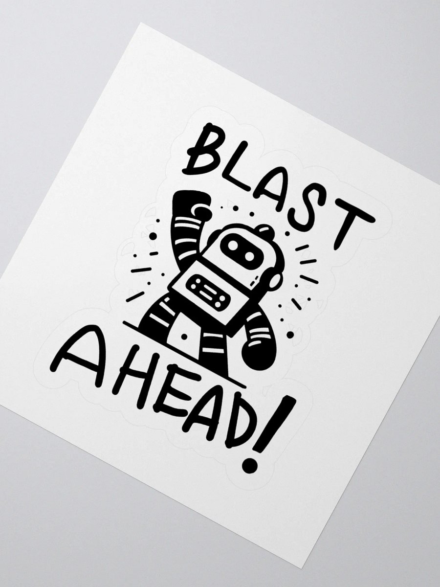 Blast Ahead Kiss Cut Stickers product image (5)
