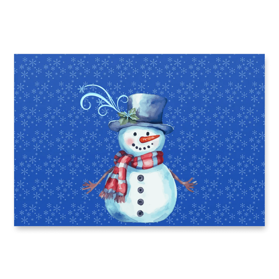 Cheerful Snowman Wrapping Paper Set product image (3)