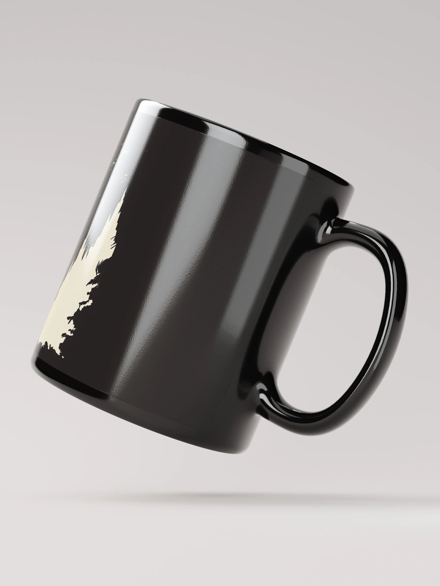 Mysterious Warrior Illustration - Stormy Landscape Art MUG product image (3)