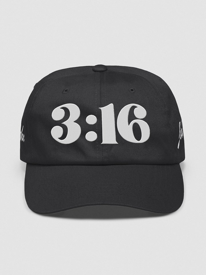 John 3:16 Embroidered Classic Dad Hat product image (2)