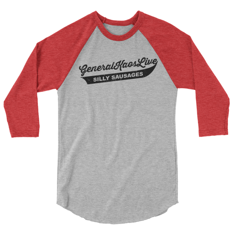 Team Silly Sausage - Baseball Team Tee (BLACK LOGO) product image (1)
