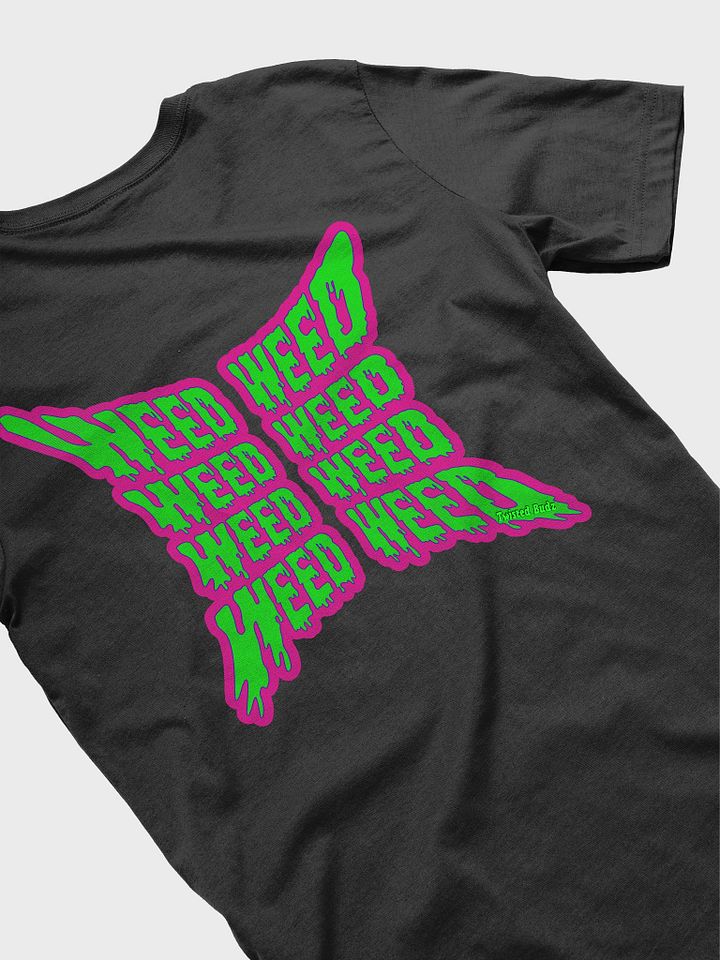 Weed Butterfly Wings Stoner Shirt, Black 420 T-Shirt product image (1)