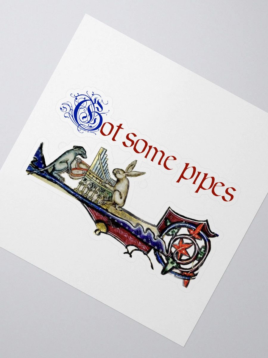 Bunny got some pipes sticker product image (6)