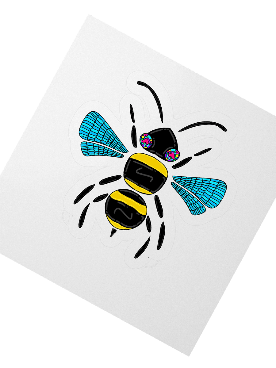 Glass Bee Stickers product image (4)