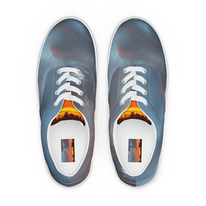 Sunset Sky Lace-Up Canvas Shoes product image (1)
