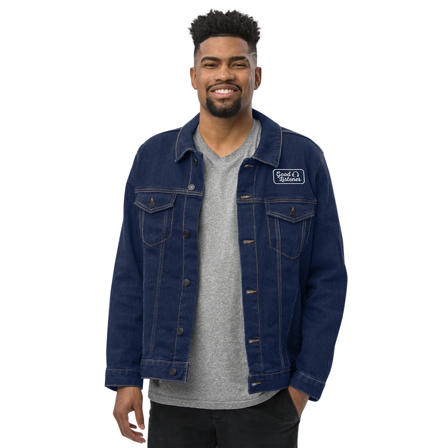 Good Listener Embroidered Jean Jacket product image (16)