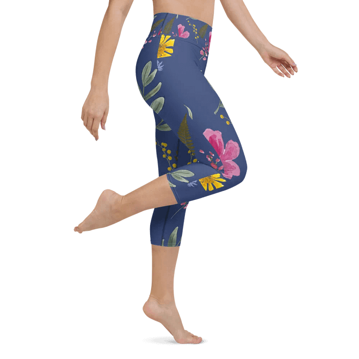 Floral Harmony Activity Capri Leggings product image (1)