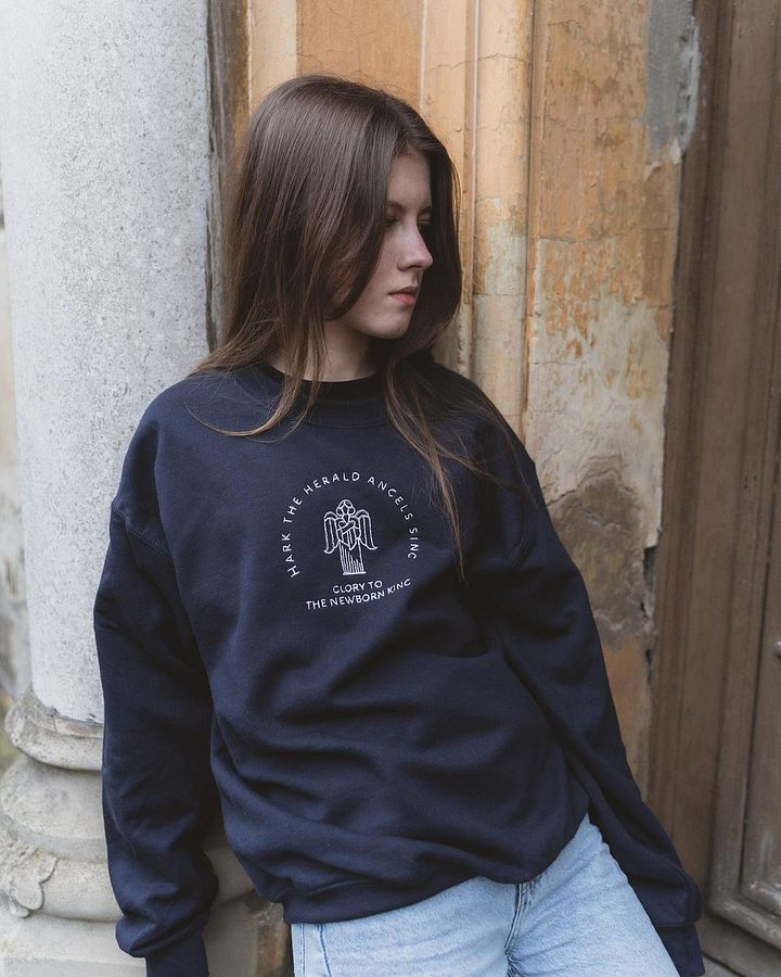 Hark the herald unisex sweatshirt product image (1)