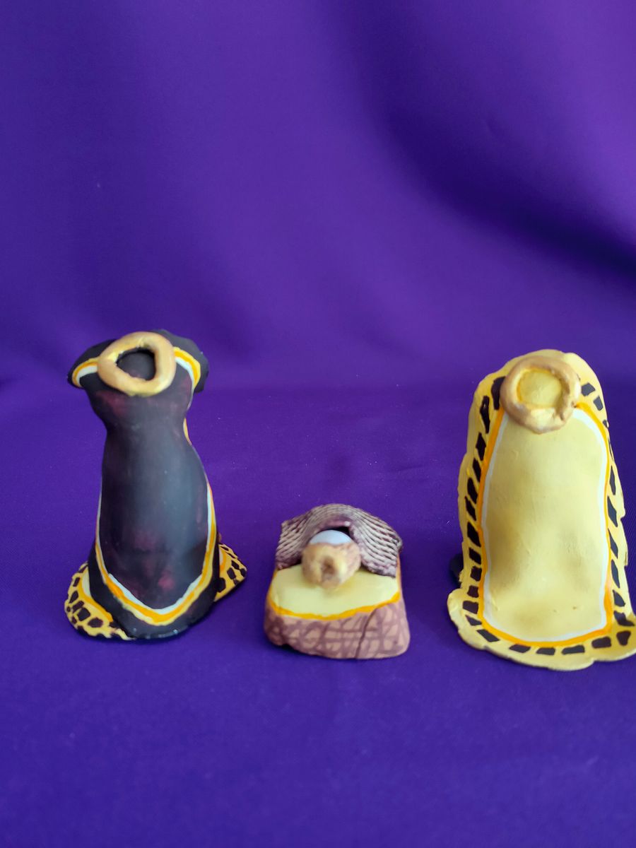 Set presépio Nobreza, feito à mão, presente da felicidade, decoração de natal product image (11)