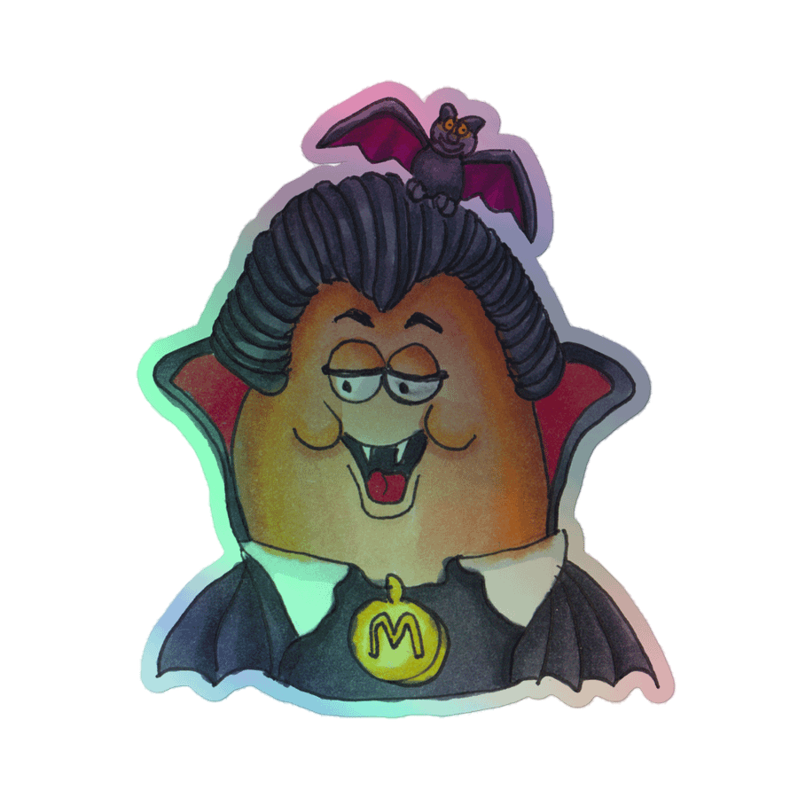 Vampie Nug Holographic Sticker product image (1)