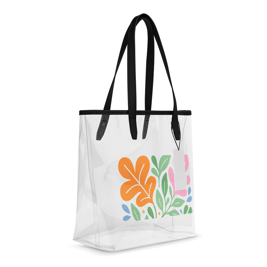 Blossom Burst Clear Tote product image (6)