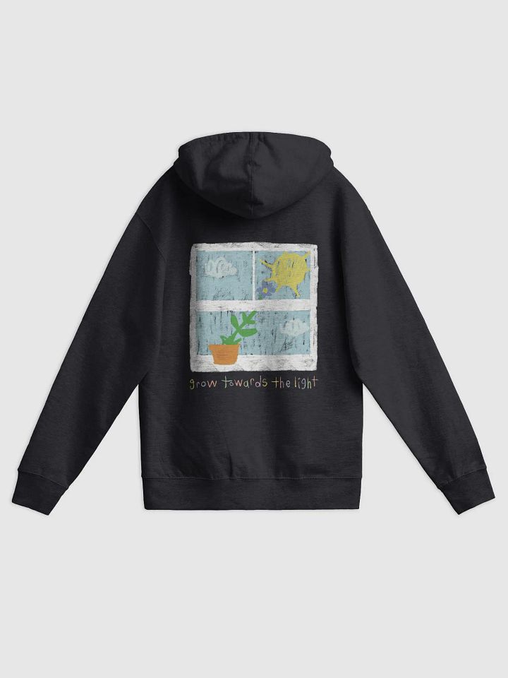 grow towards the light zip up hoodie :) product image (2)