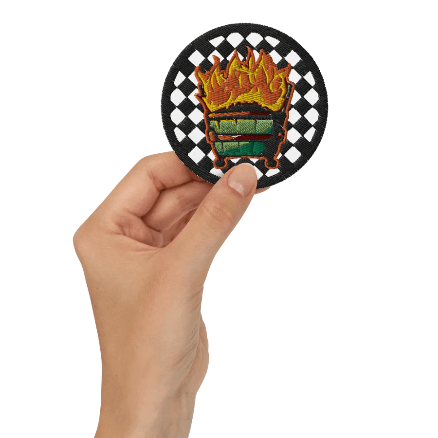 Dumpster Fire ska patch product image (2)