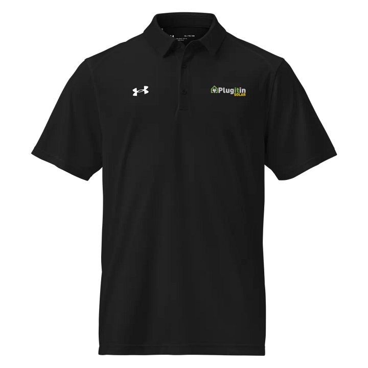 Plug It In Solar High-Quality Men's Polo Shirt product image (1)