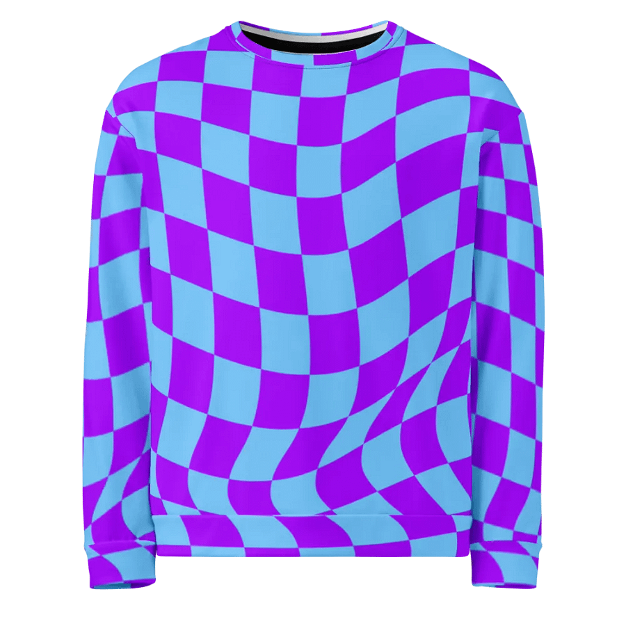 Ripple Effect All-Over Print Unisex Sweatshirt product image (1)