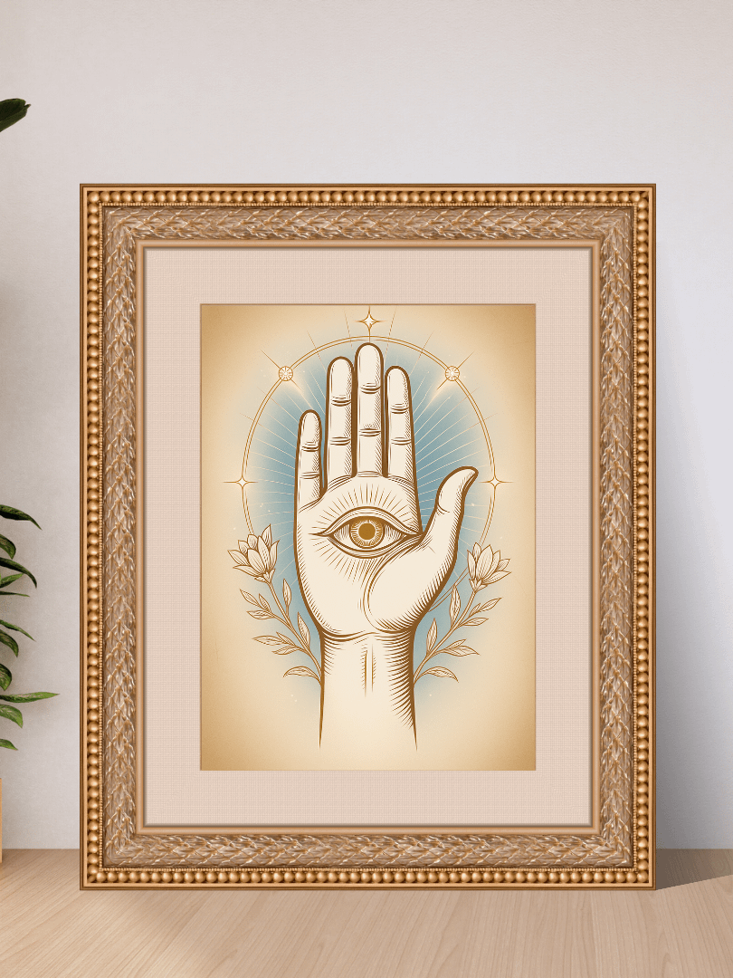 La Mano Sagrada del Ojo Protector - Arte Místico para la Paz Interior y la Protección Energética product image (3)