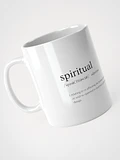 Spiritual Definition Glass Mug product image (1)
