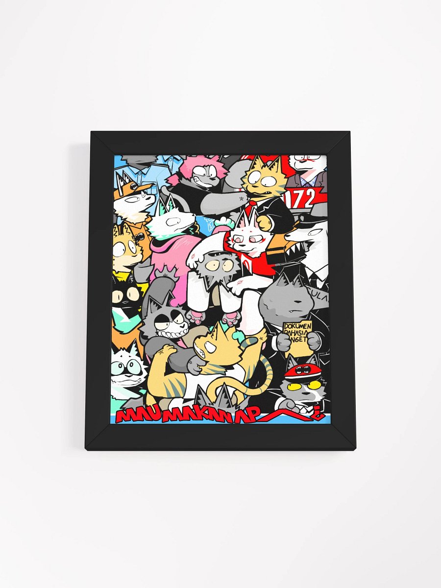 MMA | CHARACTERS Poster (Framed) product image (1)