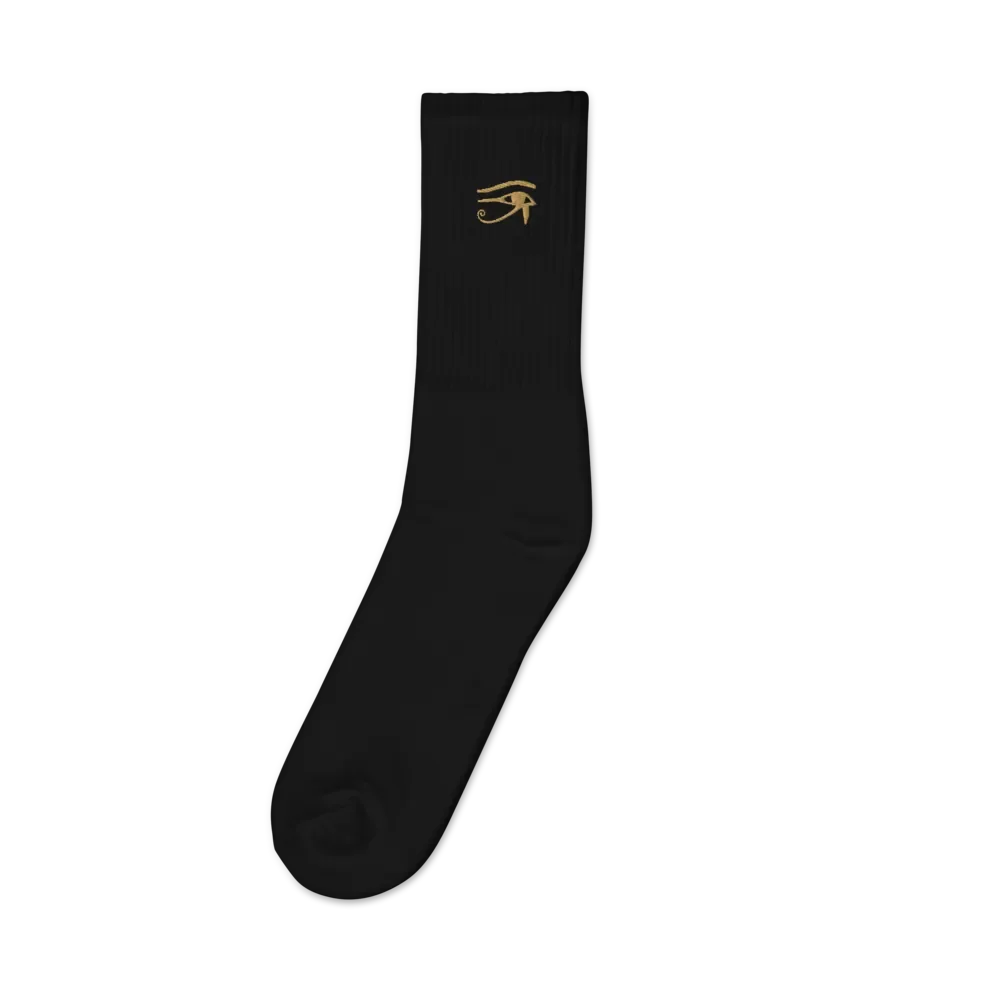 Isis Embroidered Crew Socks product image (1)