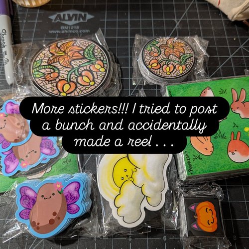 More of my custom stickers from @stickerbunnies I'm really happy with them all