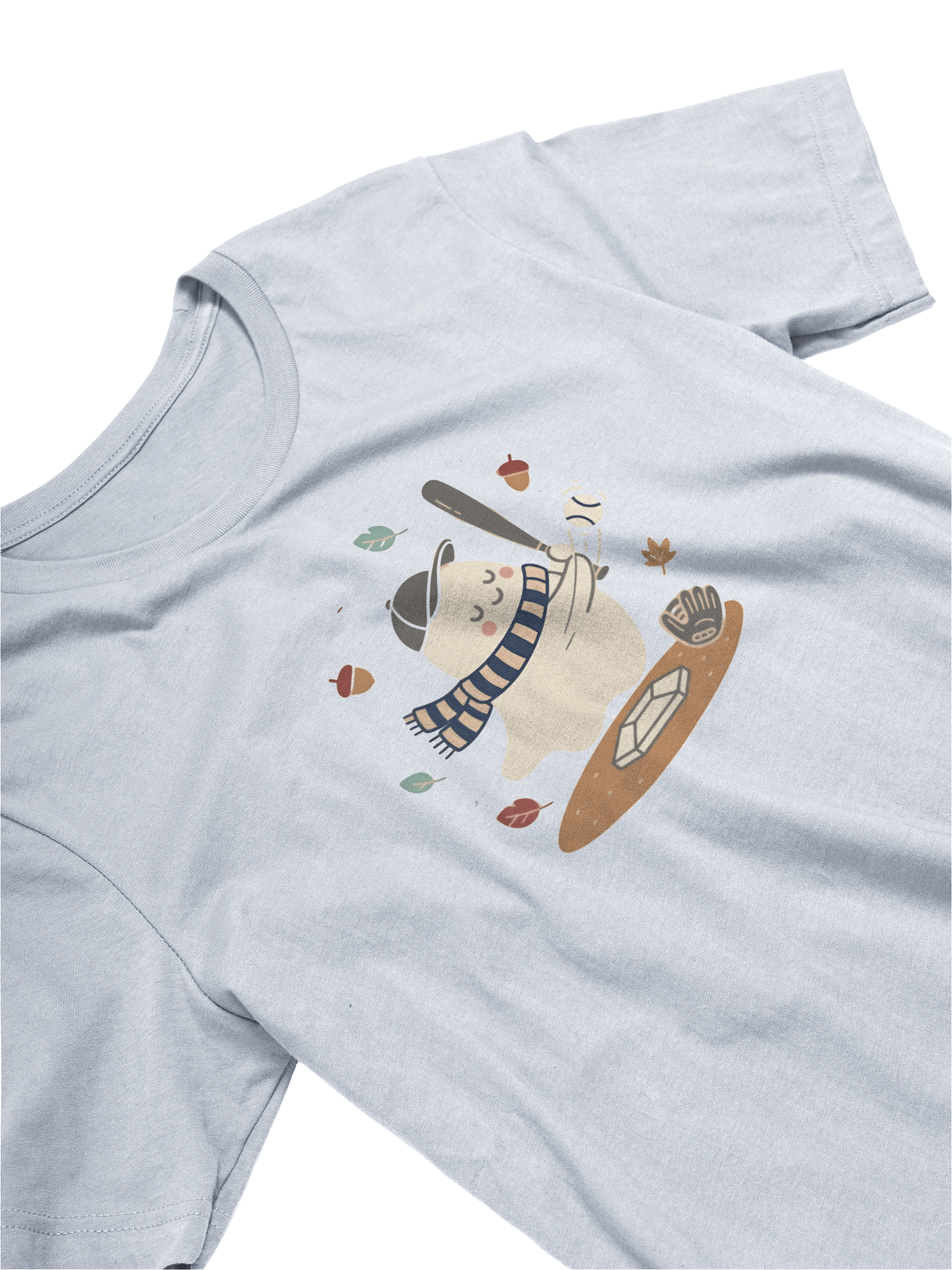 Ghost playing baseball T-shirt product image (22)