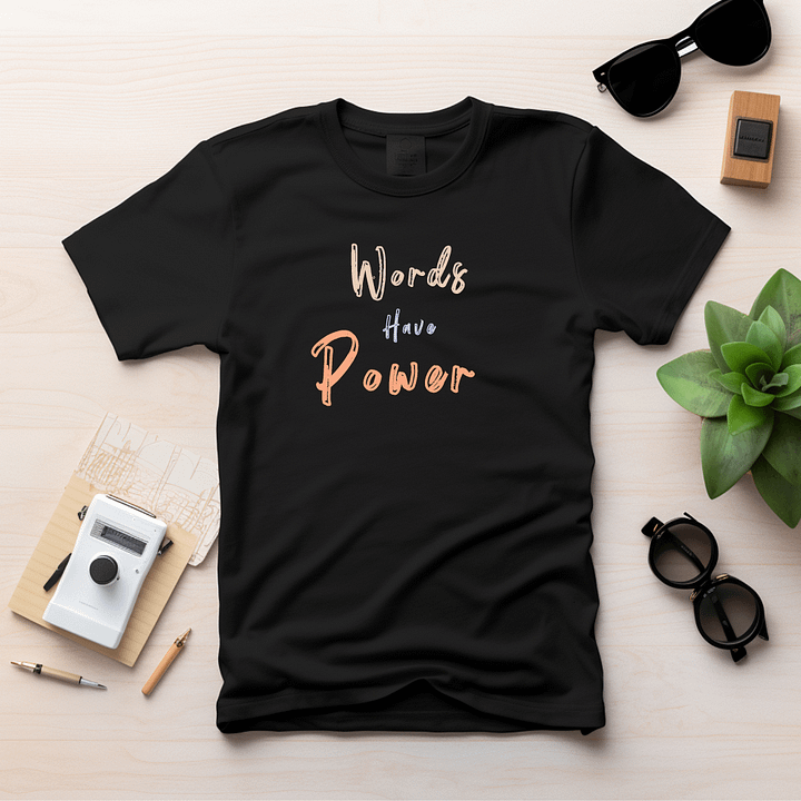Words Have Power Tee product image (2)