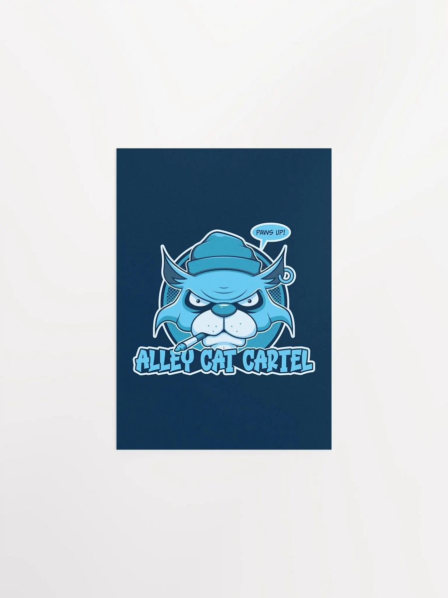 Alley Cat Cartel Poster – Funny Retro Cat Lover Wall Art product image (10)