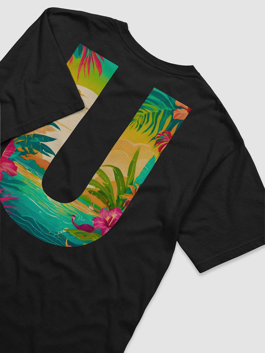 Tropical Sunset Paradise T-Shirt (Letter-U) product image (7)
