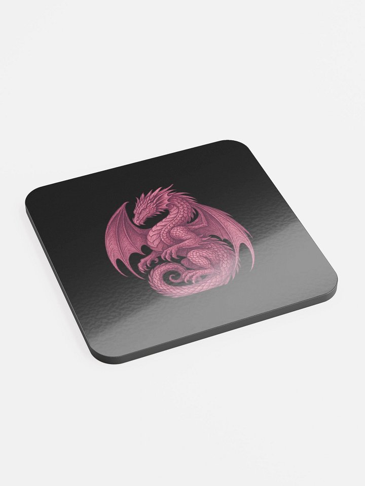 🐉 Pink Dragon Coaster – For the Sacred Flame Within 🐉 product image (2)