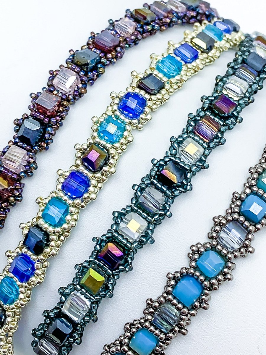 Beading Pattern – Crystal Cube Tennis Bracelet - 6mm product image (5)