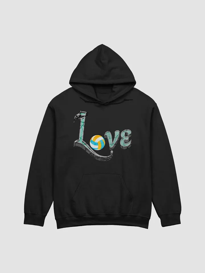 Love Volleyball Textured Hoodie product image (1)