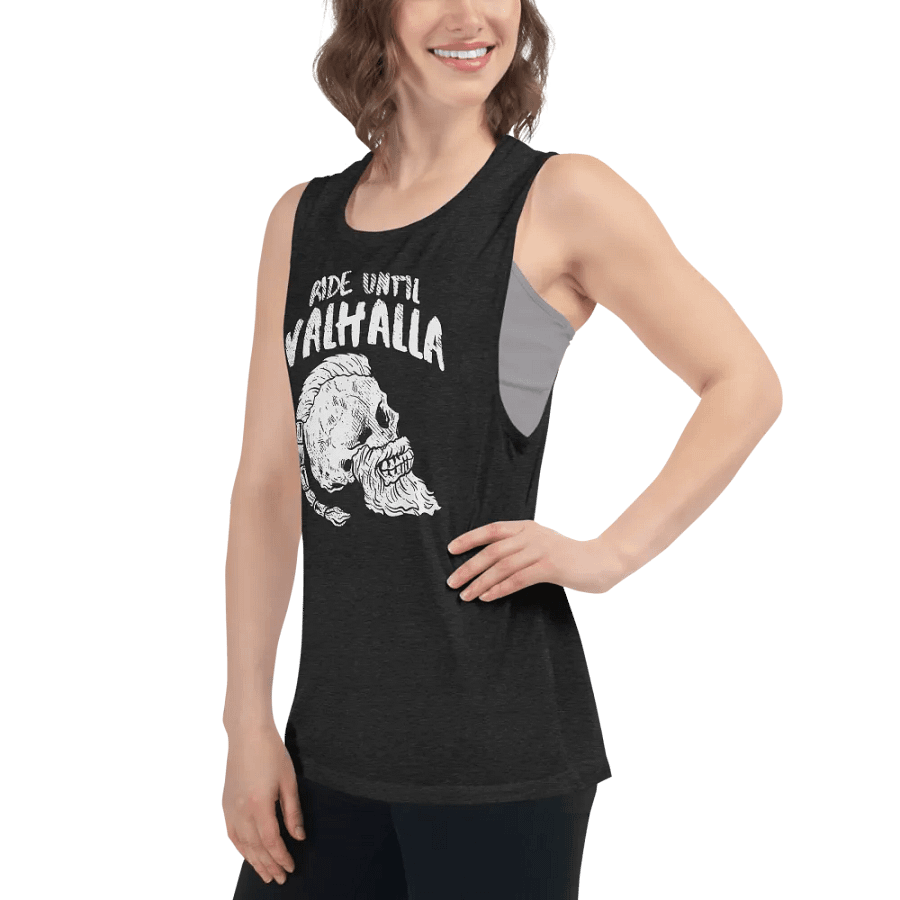 Ride Till Valhalla Women's Muscle Tank product image (6)