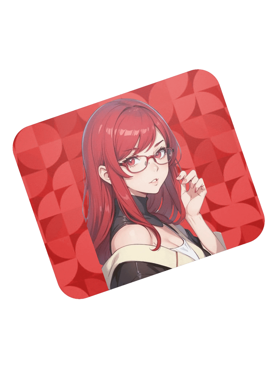 (RED Waifu) K Classic Mouse Pad product image (7)