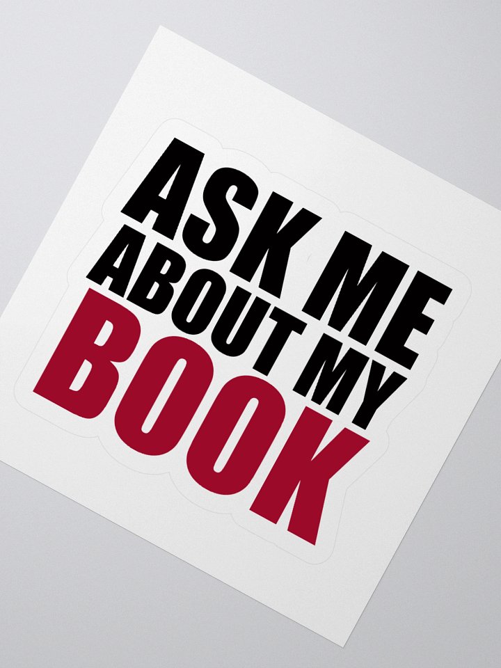 Ask Me Kiss Cut Sticker product image (6)