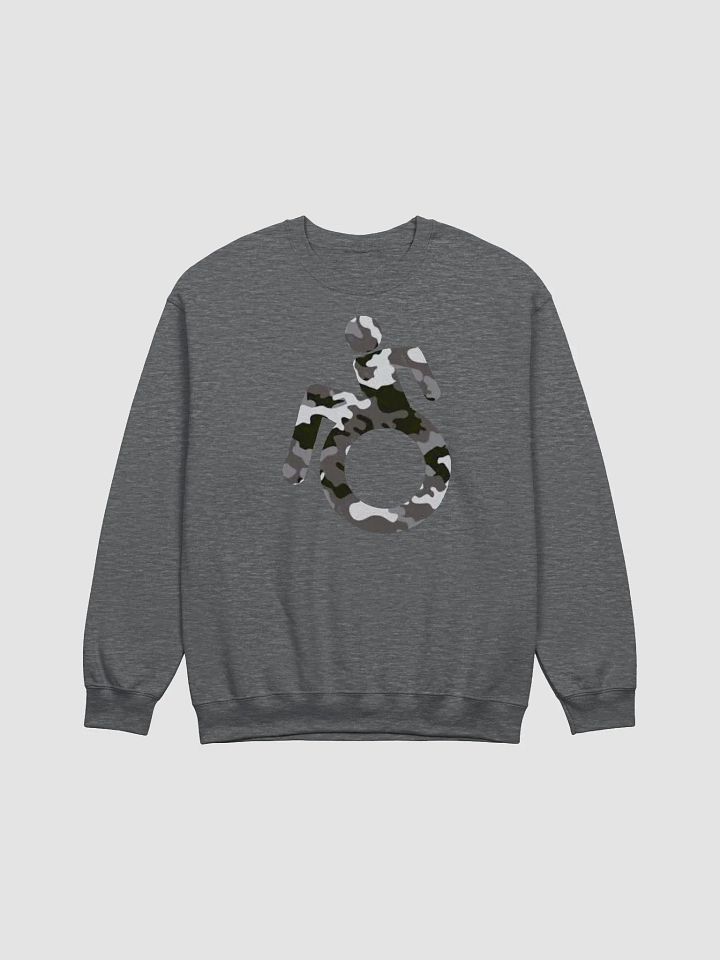 Wheelie, Dark Gray Camo Sweatshirt product image (1)
