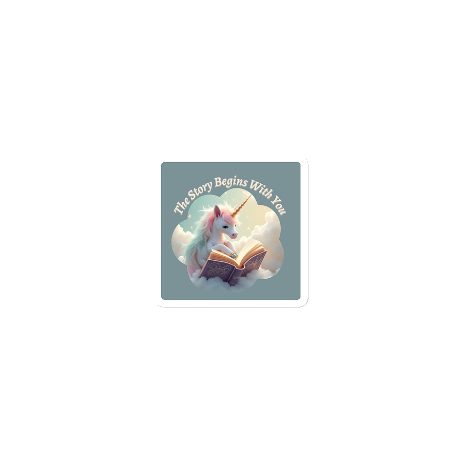 The Story Begins With You - Cute Unicorn Magnet product image (1)