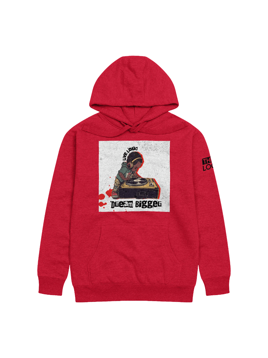 Gritty Block Apparel- Red Hoody- Dreamers product image (1)