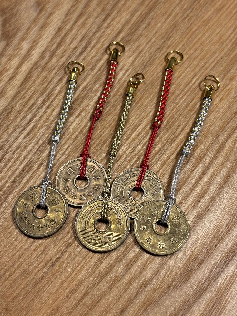 5-yen coin strap product image (1)