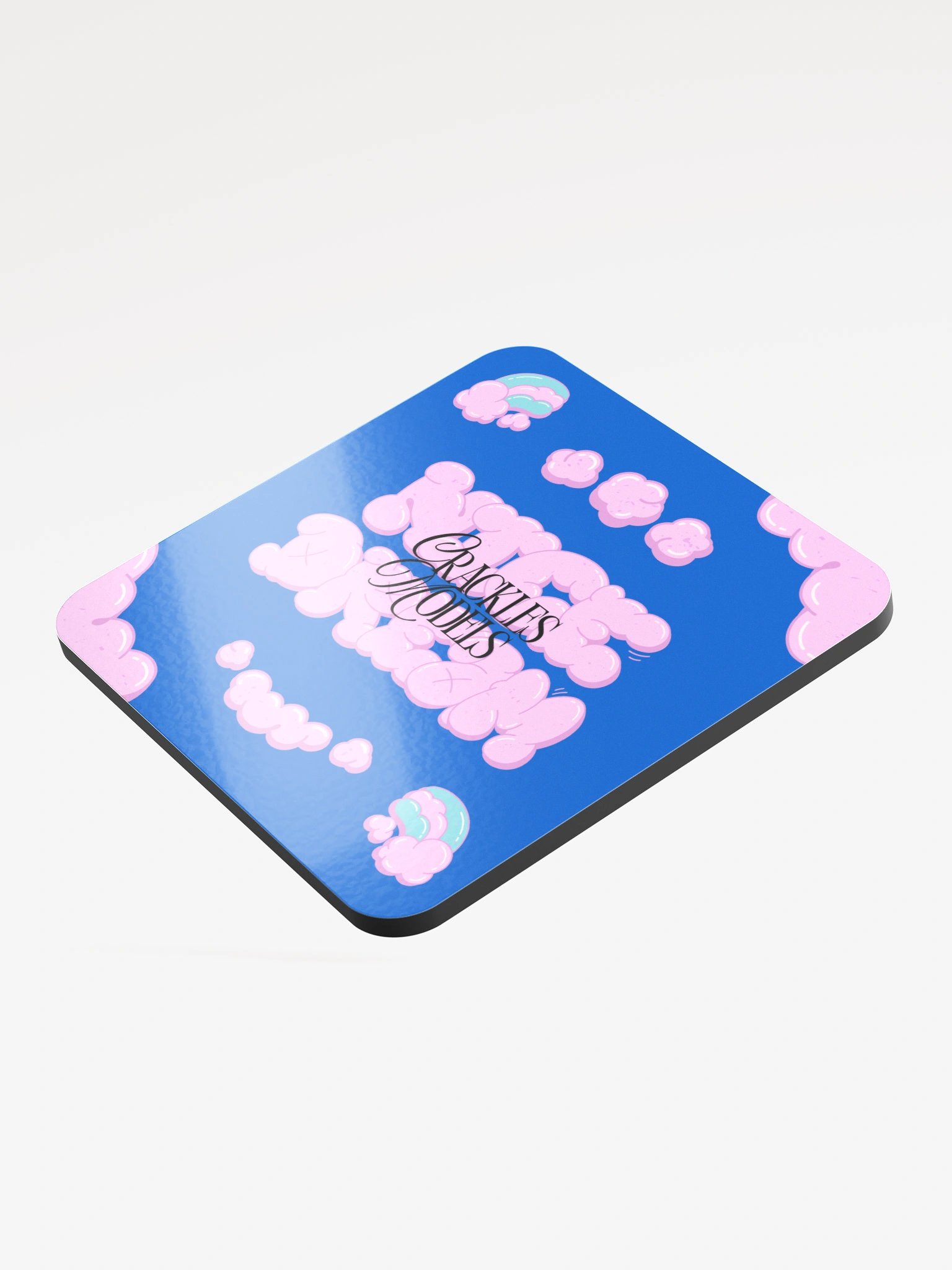 Star Burst Clouds Glossed Cork Coaster product image (3)