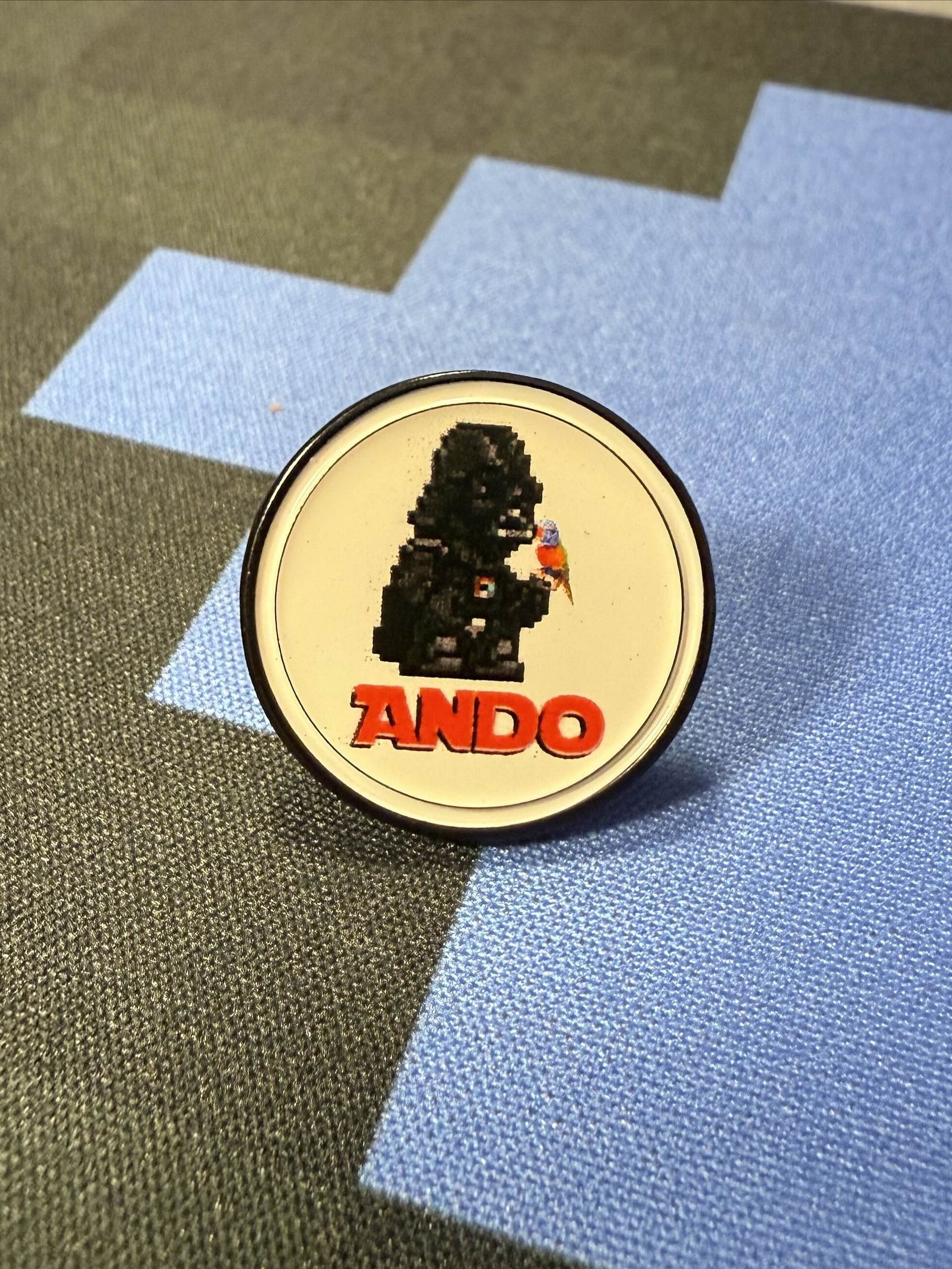 Ando logo pin (INCLUDING SHIPPING) product image (3)
