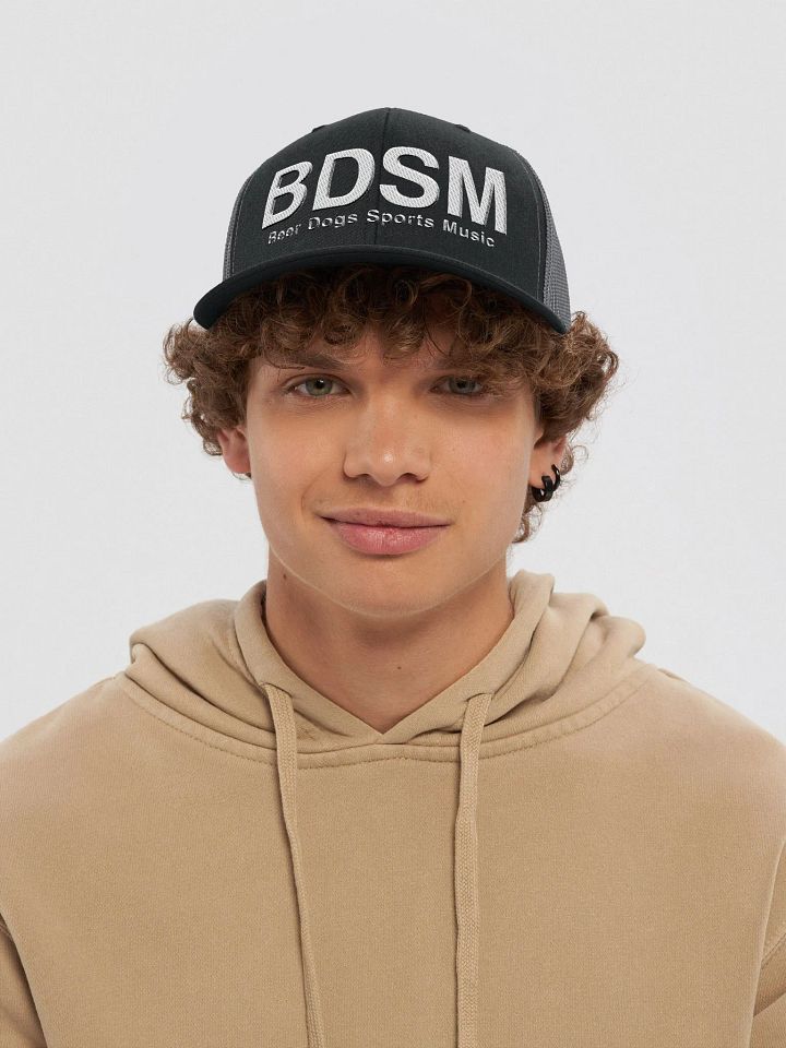 Beer Dogs Sports Music BDSM Trucker Hat product image (2)