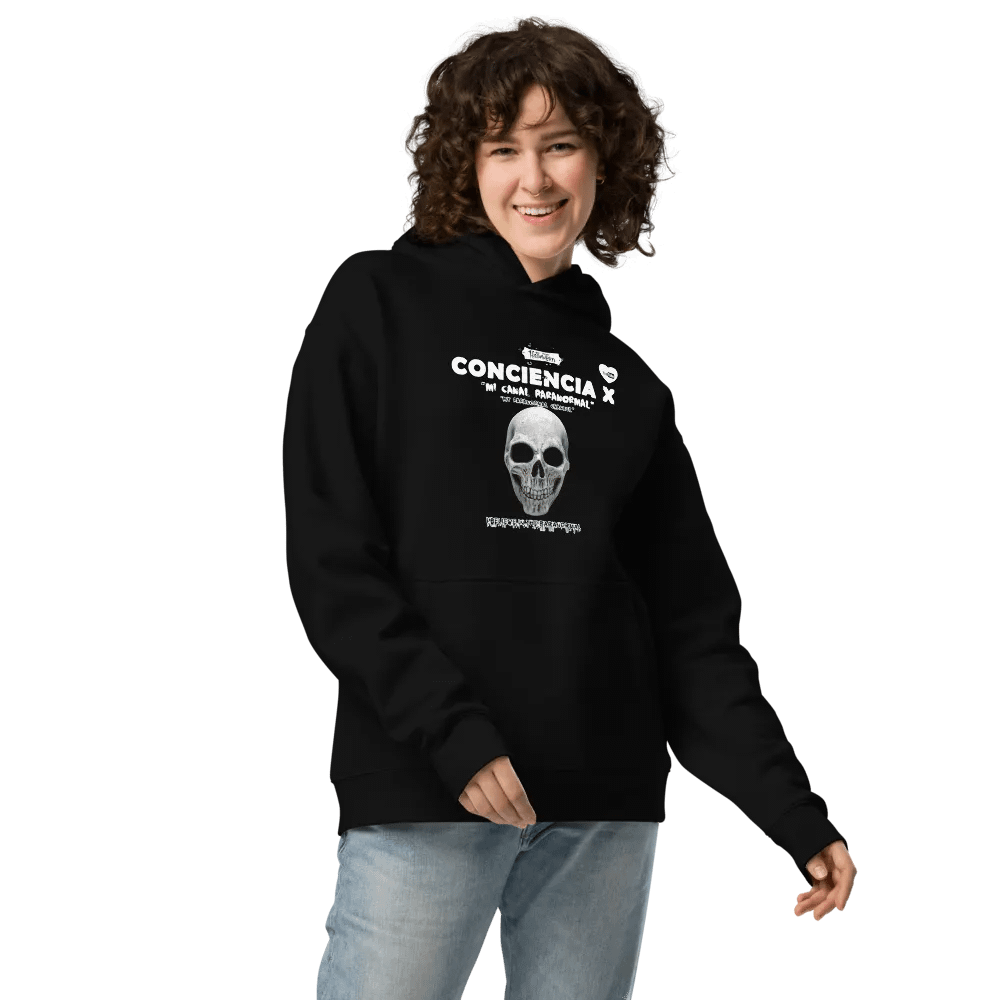Paranormal Halloween Skull Oversized Hoodie product image (3)