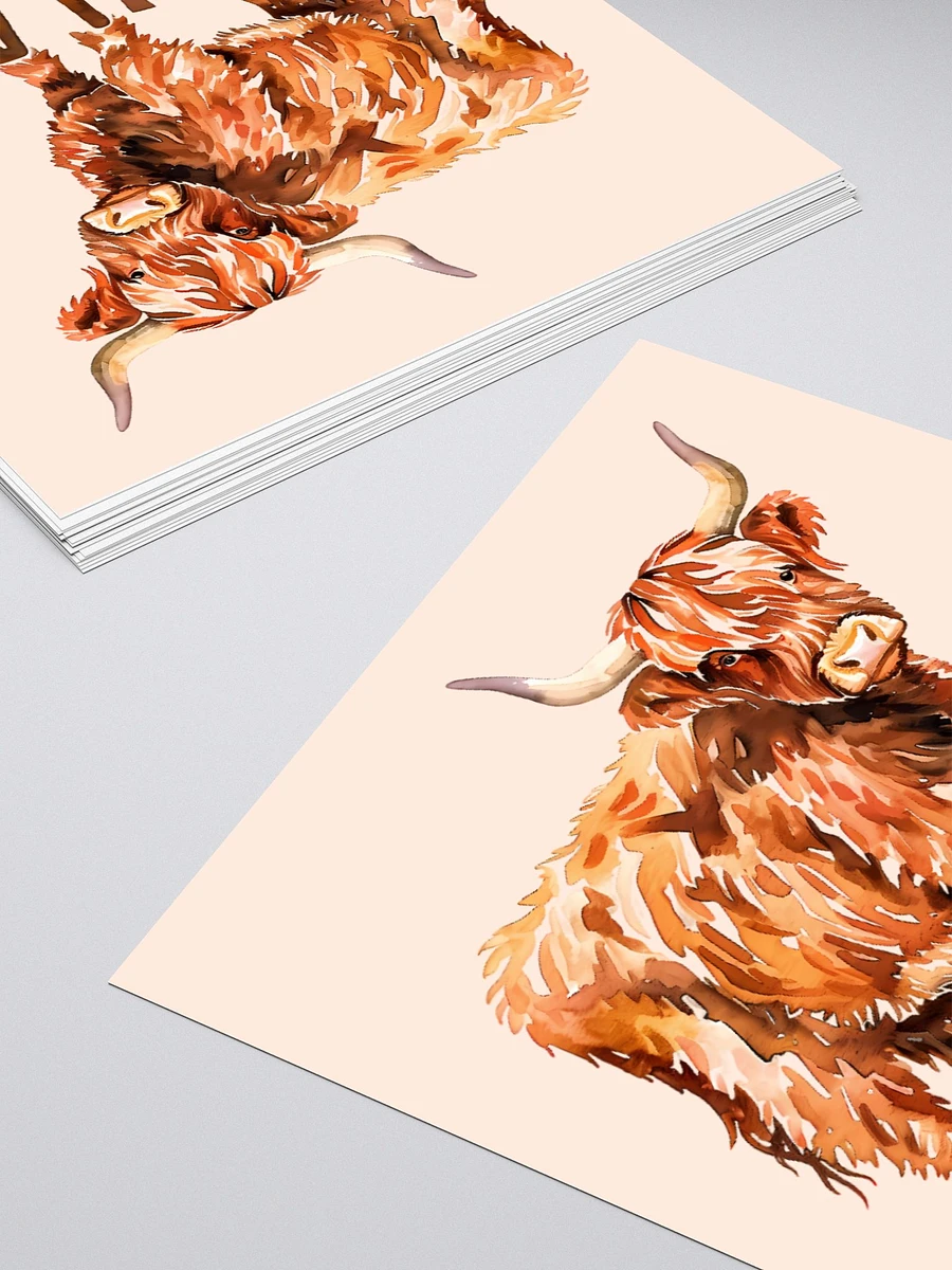 Highland Cow Sticker product image (4)