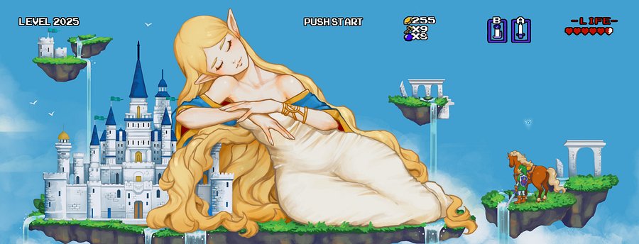 Sleeping Princess Desk Mat L product image (3)