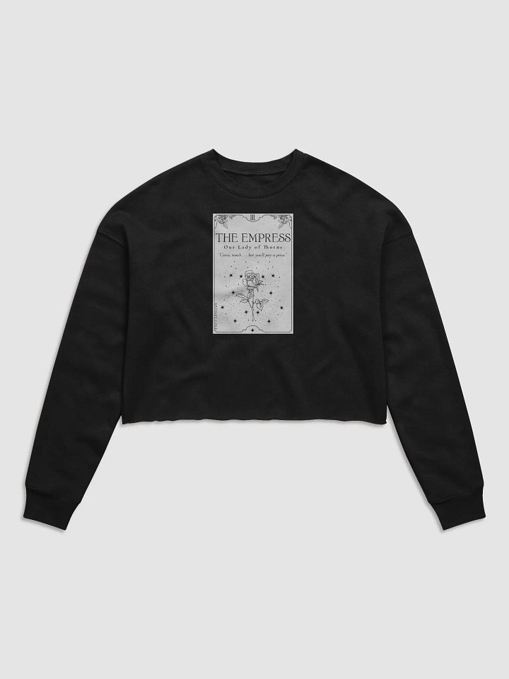 Empress Card Crop Sweatshirt product image (1)
